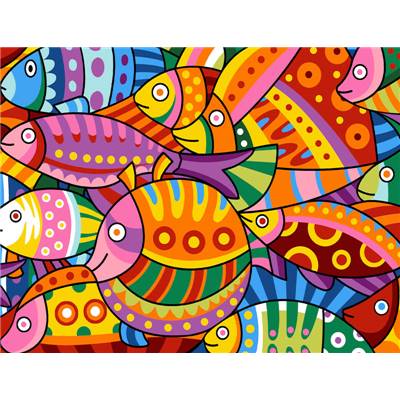 Canevas Pénélope Color Fish - Margot de Paris