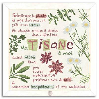 Ma tisane - Fiche point de croix G020 - Lilipoints