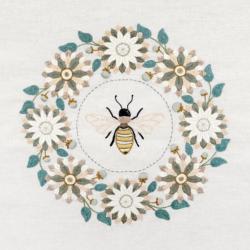 Mandala Abeille - Kit Un chat dans l'aiguille