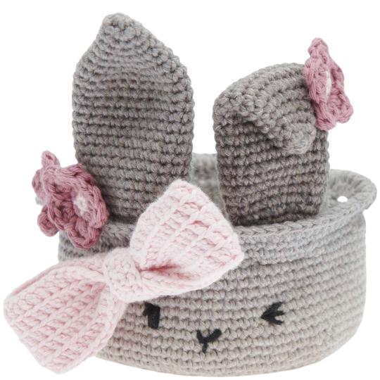 Corbeille de Pâques Gris • Kit Ricorumi Crochet - Rico Designs