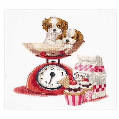 Cupcake Puppy - Kit point de croix - Thea Gouverneur