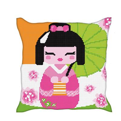 Kokeshi - Kit Coussin gros trous - Luc Créations