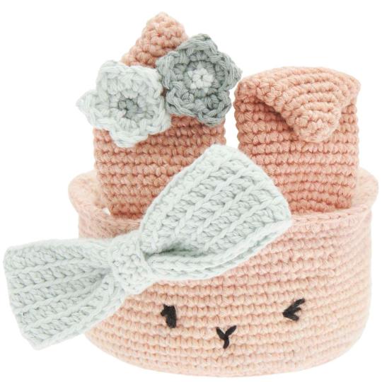 Corbeille de Pâques beige • Kit Ricorumi Crochet - Rico Designs