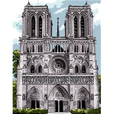 Canevas pénélope Notre Dame de Paris - Luc Créations