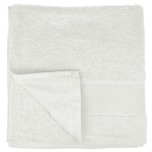 Serviette de toilette à broder blanc