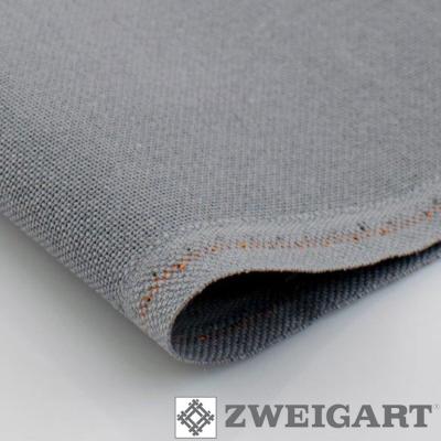 Toile Étamine 10 fils Lugana Zweigart - Gris Anthracite (7036)