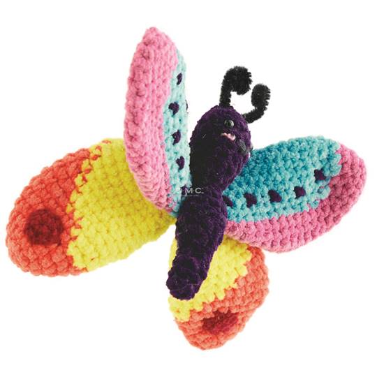 Betty le Papillon - Kit Crochet Amigurumi - DMC