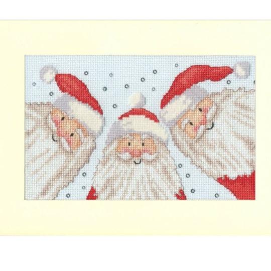 Santa Selfie - Kit Carte de Voeux - Bothy Threads