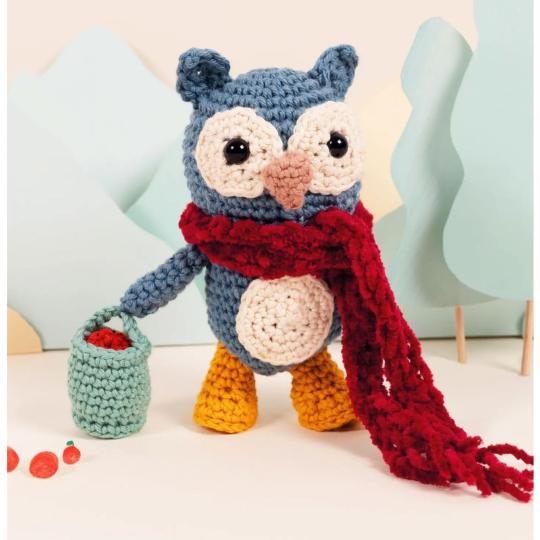 Hibou au potager — Kit crochet Amigurumi DMC