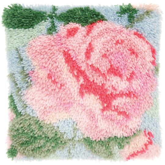 Rose -  Kit Coussin Point noué - Rico Hooki Hooki