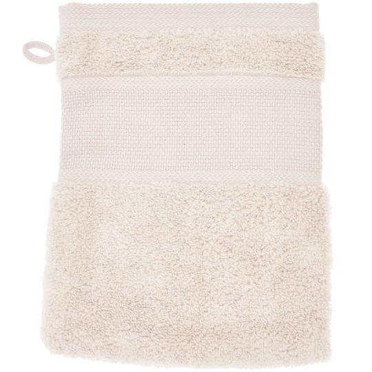 Gant de toilette à broder Beige clair - Rico Designs