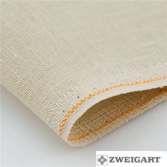 Toile lin 12,6 fils Belfast Zweigart - Grain de Sable (770)