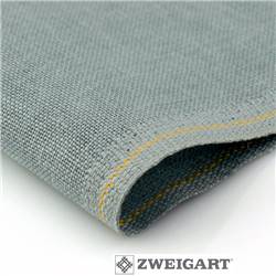 Toile lin 12,6 fils Belfast Zweigart - Gris Bleu  (778)