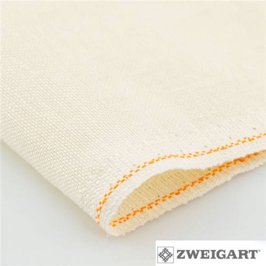 Toile lin 12,6 fils Belfast Zweigart - Crème (99)