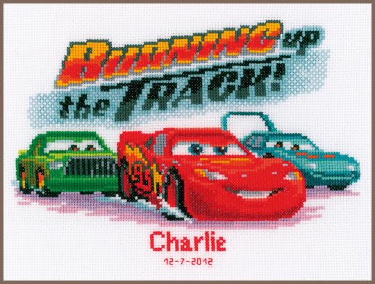 Lightning Mcqueen - Kit point de croix naissance - Disney