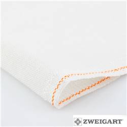 Toile Lin 11 fils Cashel Zweigart - Blanc (100)