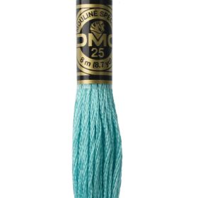Fil à broder mouliné DMC coloris 959 Bleu Clair de Véronèse