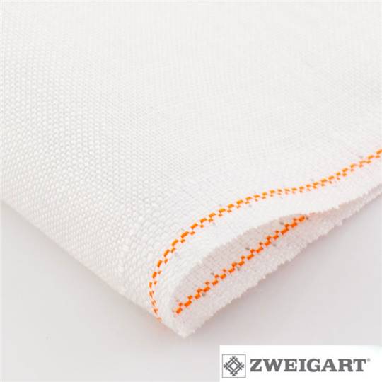 Toile Lin 14 fils Edinburgh Zweigart - Blanc cassé (101)