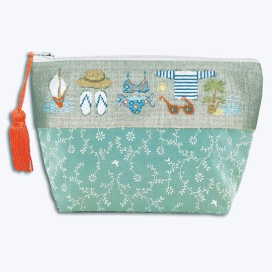 Trousse Maillot Mouillé - Kit Petit point - Bonheur des Dames