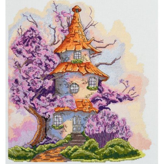Magic House  - Kit broderie point de croix - Abris Art