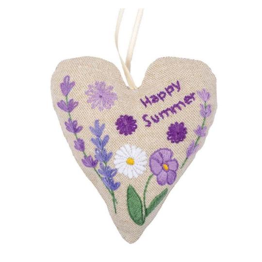 Coeur Déco Happy Summer - Kit point de croix  - Vervaco