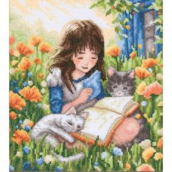 Se relaxer dans le Jardin - Kit point de croix  - Vervaco