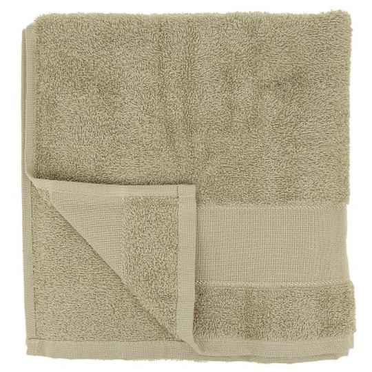 Serviette de toilette à broder Taupe