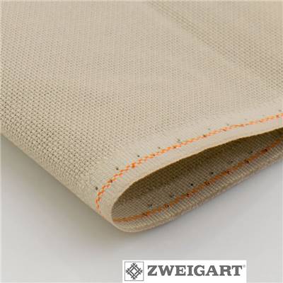 Toile Aïda 8 à broder Zweigart - Beige Bis (306)