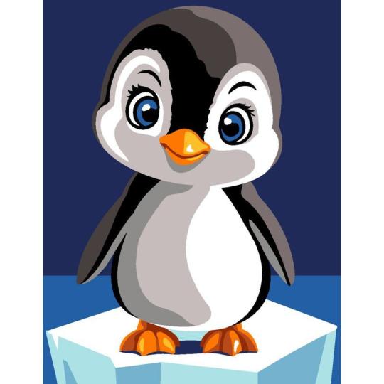 Kit canevas enfants • Pingouin - Margot de Paris