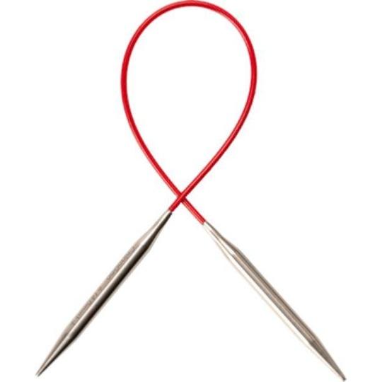 Aiguilles Circulaires Fixes Metal Red - 23 cm - ChiaoGoo