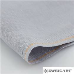 Toile Lin 14 fils Edinburgh Zweigart - Gris Argent (705)