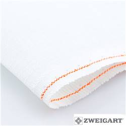 Toile Lin 16 fils Newcastle Zweigart - Blanc (100)