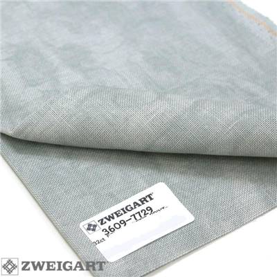 Toile lin 12,6 fils Belfast Zweigart - Vintage Gris (7729)