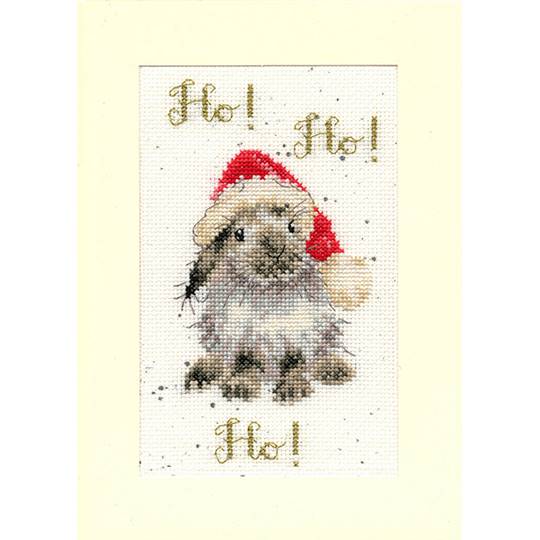 Ho! Ho! Ho! - Kit Carte de Voeux Noël - Bothy Threads