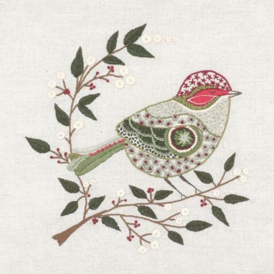 Bel oiseau de Noël  - Kit Un chat dans l'aiguille