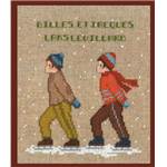 Deux patineurs - Le Bonheur des Dames