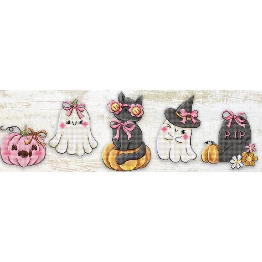 Boo Crew Ornements - Kit point de croix - LETISTITCH