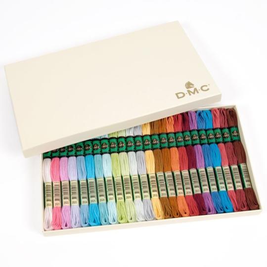 Coffret Collector 24 Coloris Fil Retors DMC - Mat Coton