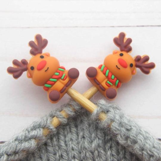 2 Protège-pointes pour Aiguilles et Crochets - Petit Renne