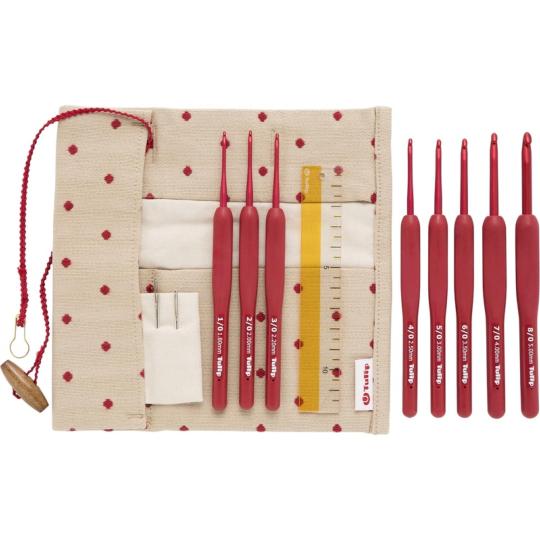 Set Crochets Etimo Red - Tulip