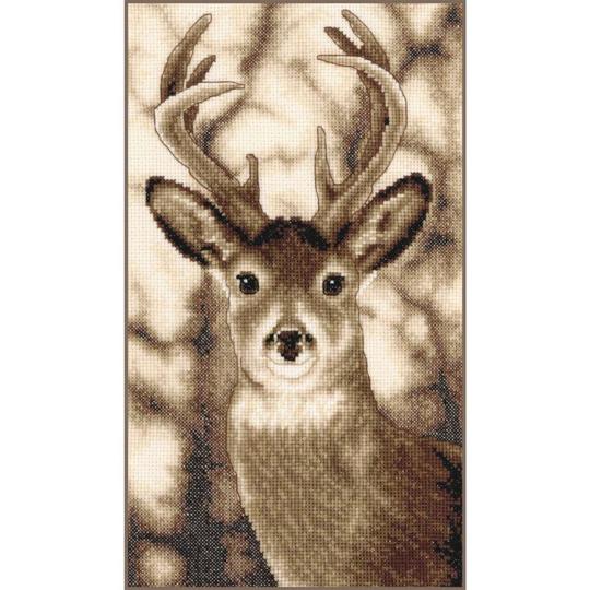 Cerf • Kit point de croix - Vervaco