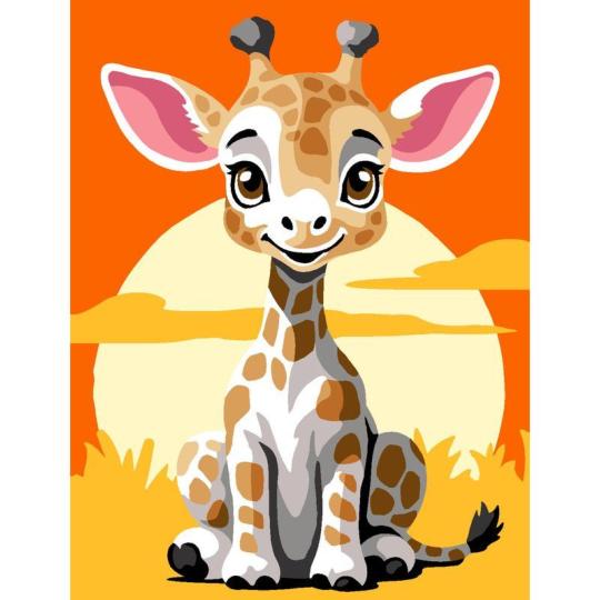 Kit canevas enfants • Girafe - Margot de Paris