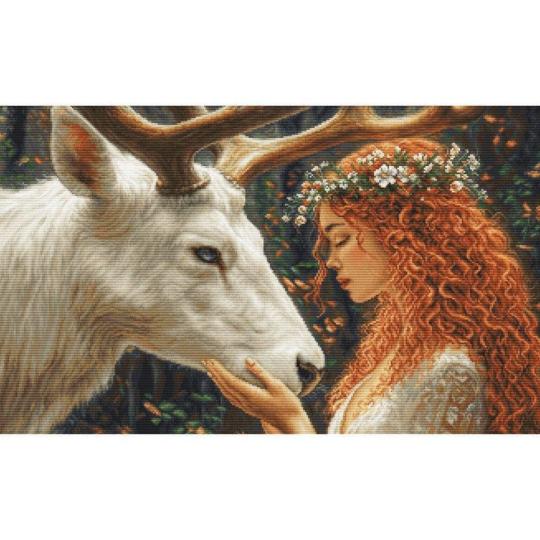 The Gentle Spirit of the Forest  - Kit point de croix - Luca-S