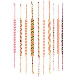 Kit de bracelets d’amitié DIY – Neon Colours