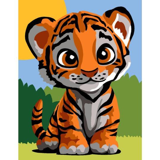Kit canevas enfants • Tigre - Margot de Paris