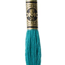 Fil à broder mouliné DMC coloris 3812 Vert Véronèse