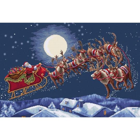Vol de Noël - Kit point de croix - LETISTITCH