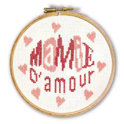 Mamie d'Amour - Mini-Kit broderie - Lilipoints