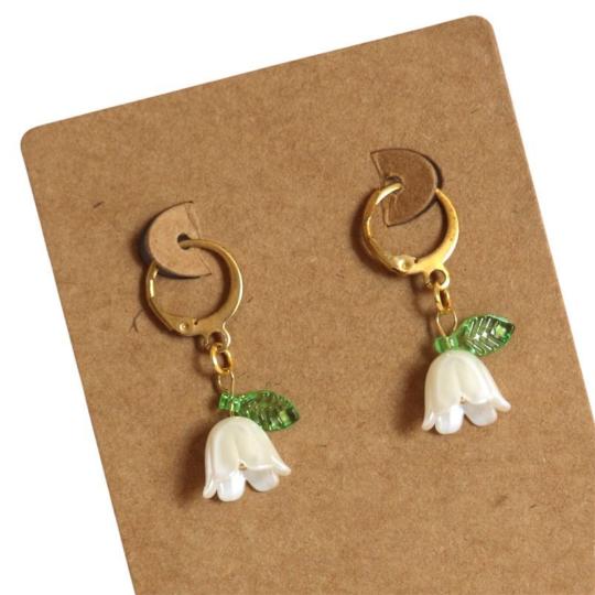 Lot de 2 anneaux Marqueurs de Maille - Muguet 