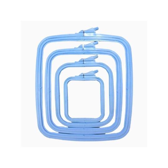Cadre rectangulaire en plastique Nurge – 25 × 28 cm – Bleu